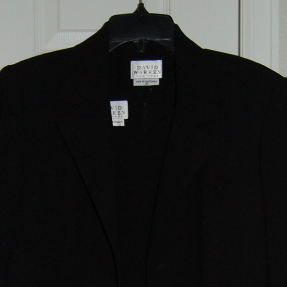 Ensemble Tailleur Robe Sans Manches + Veste Longue Manches - Taille 9/10, Bleu Marine, Occasion